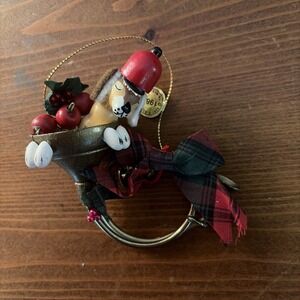 Vintage 1987 Kurt A Adler French Horn Holiday Ornament
